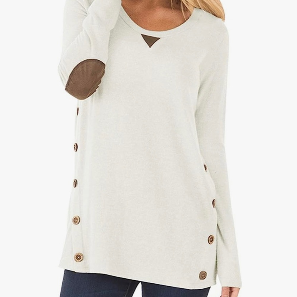 NWOT long sleeve white shirt